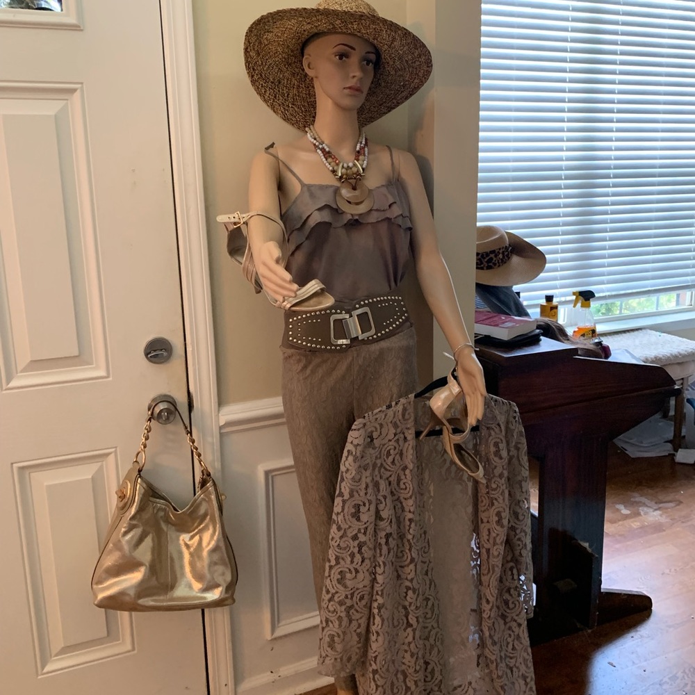 Coach Metallic handbag Mint condition New w/o tags - Picture 4 of 9